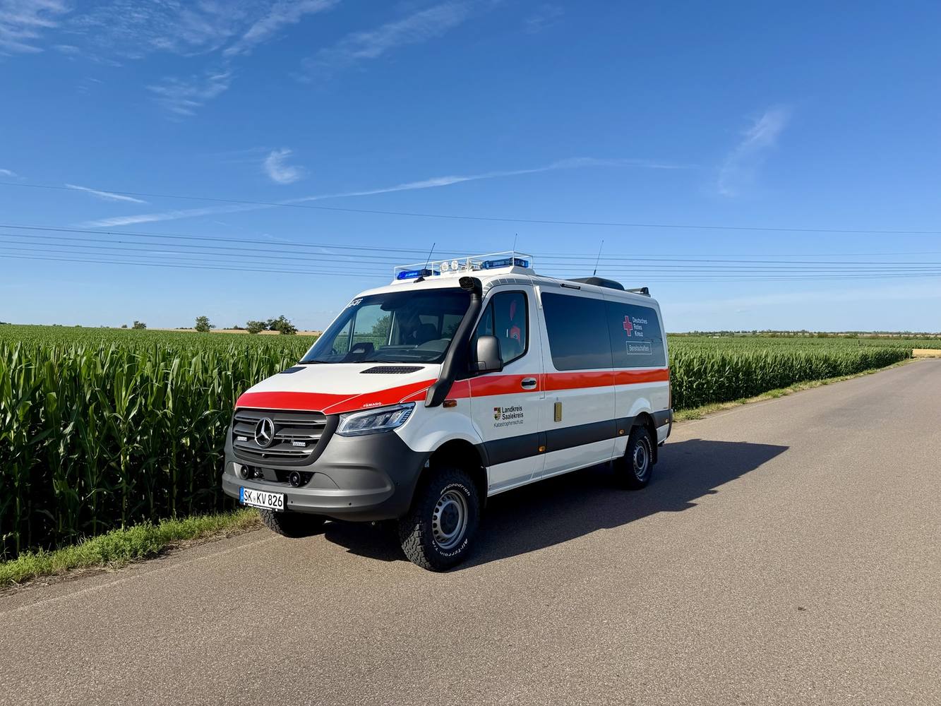 Fahrzeug der DRK-Bereitschaften